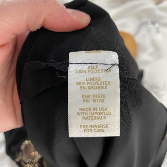 NWT Cache Sheer Shift Dress With Gold Studded Python Print Skirt-Small - Picture 6 of 6